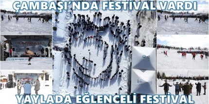 Çambaşı Kış Festivali Bu Yıl da Renkli Görüntülere Sahne Oldu